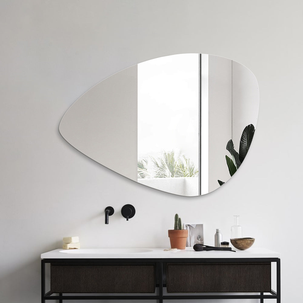 Sienna Egg-Shaped Frameless Mirror
