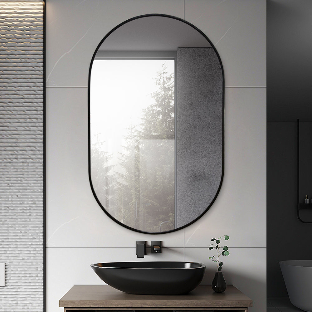 Monti Rounded Wall Bathroom Mirror