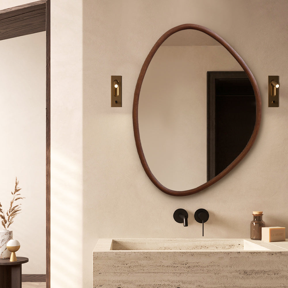 Drift Organic Wood Frame Mirror