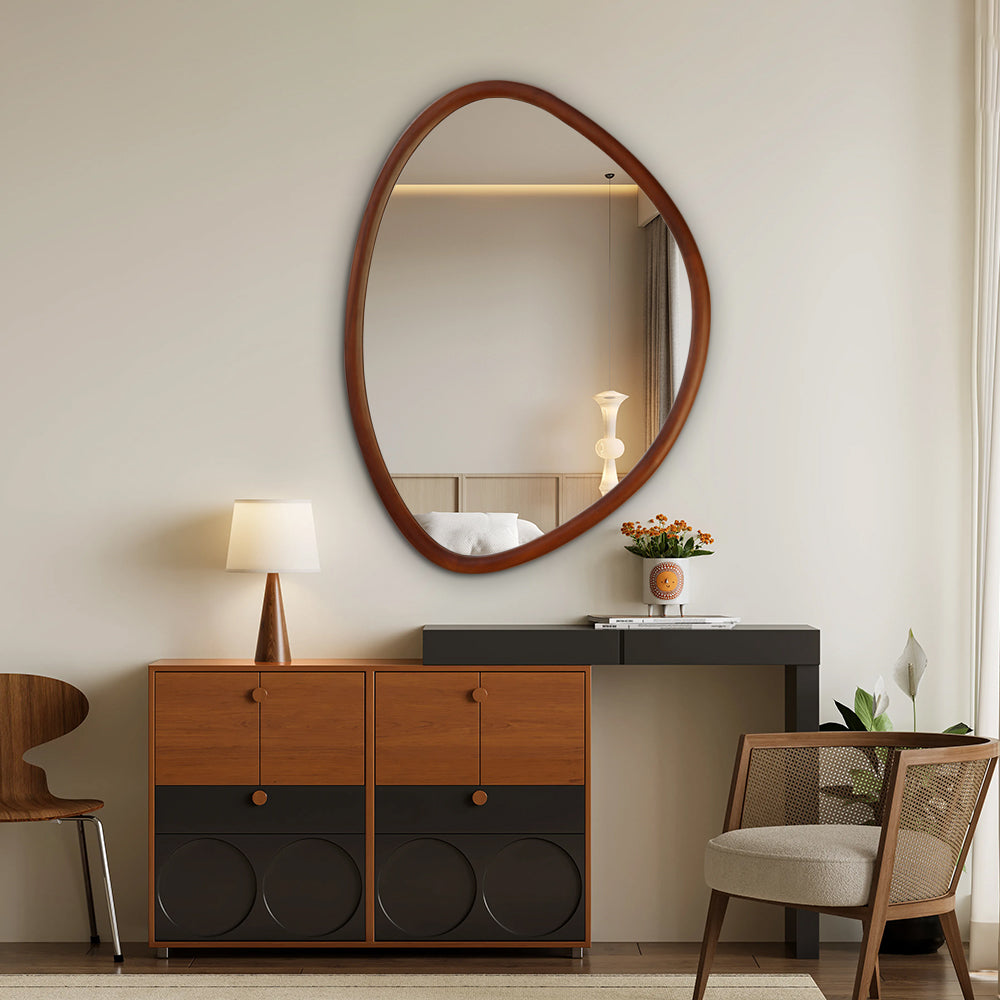 Drift Organic Wood Frame Mirror