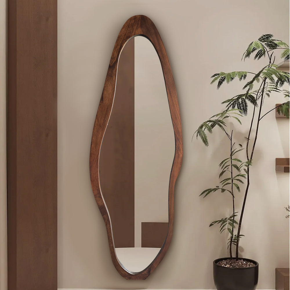 Isla Organic Wood Frame Mirror