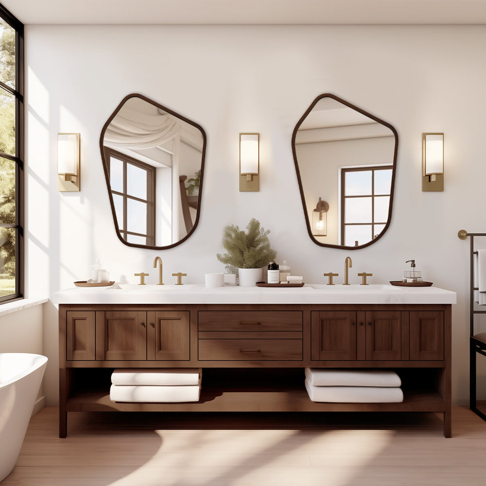 Nomi Organic Wood Frame Mirror
