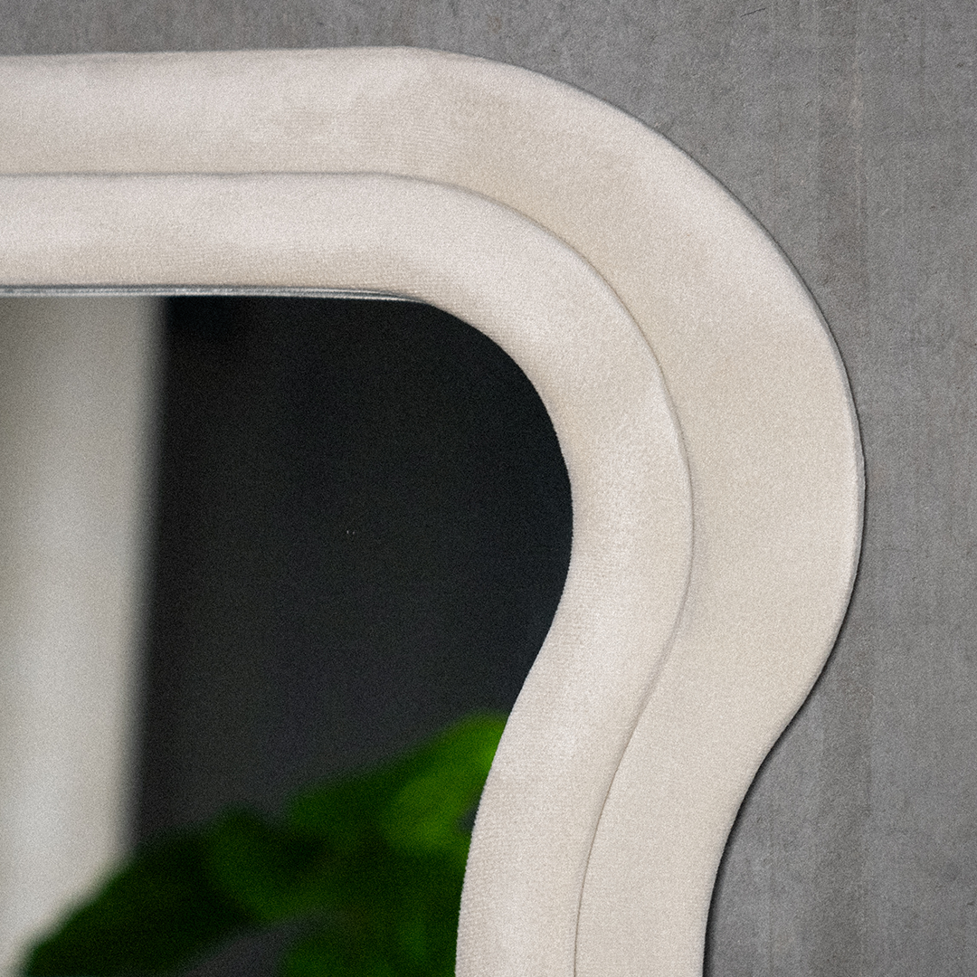 Kalani Wavy Fabric Full Length Mirror