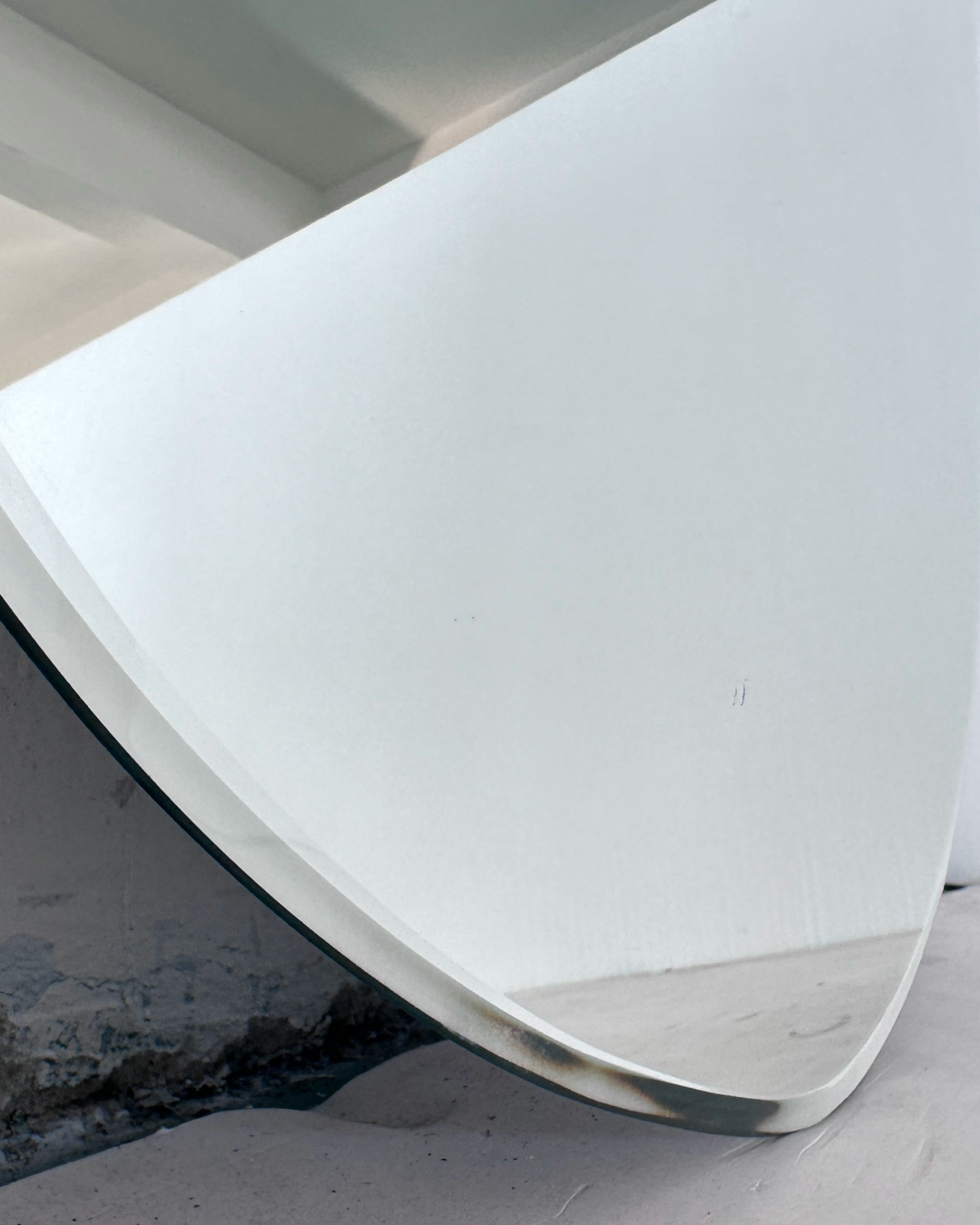 Elio Frameless Organic Mirror