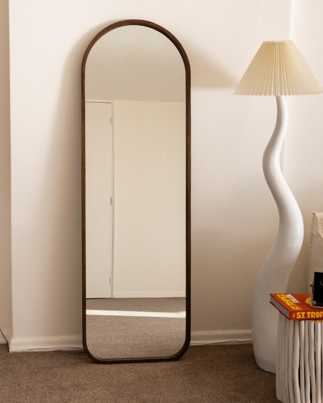 Elise Arch Wood Frame Mirror