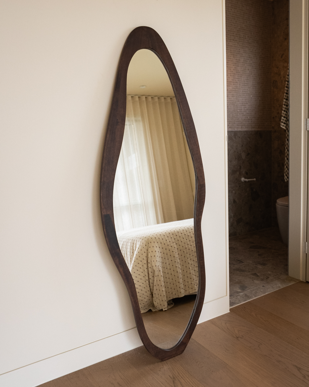 Isla Organic Wood Frame Mirror