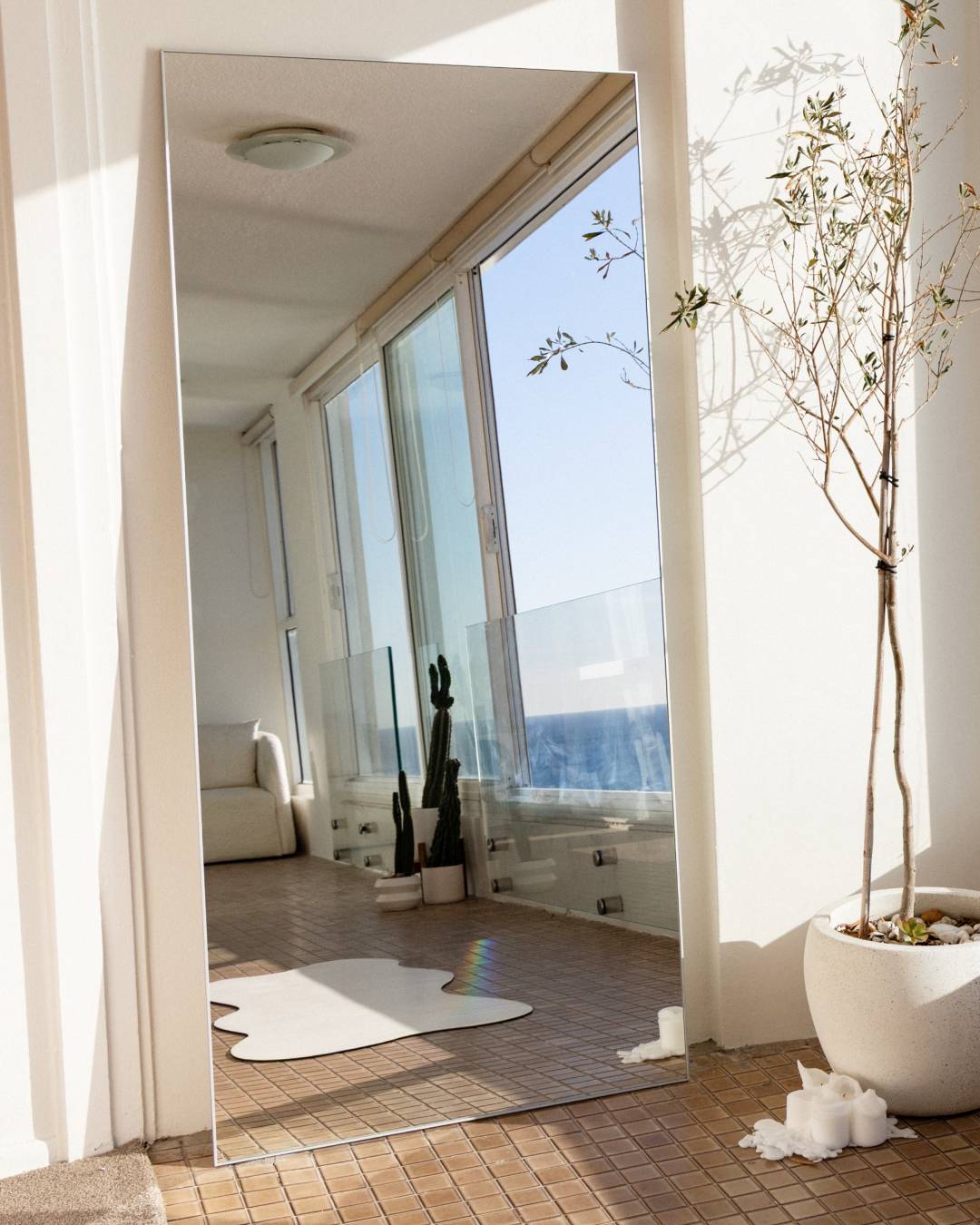 Cleo Minimal Floor Mirror